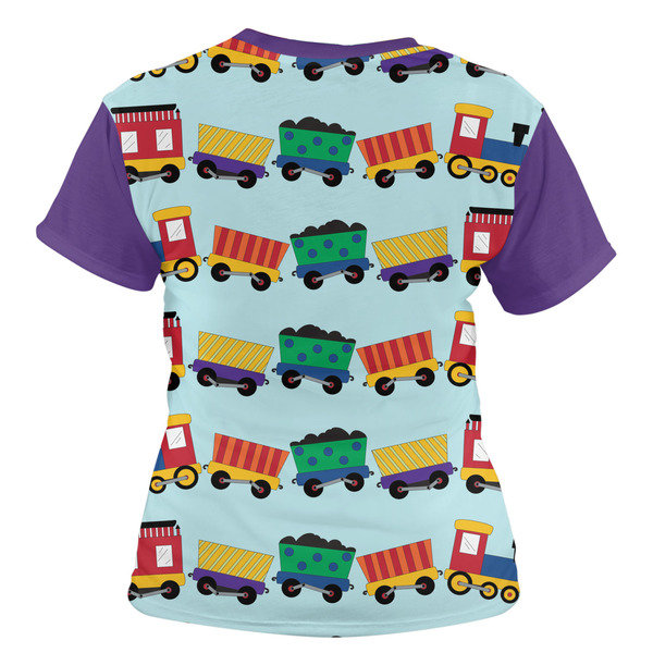 Trains Women's T-shirt Back