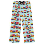 Trains Womens Pajama Pants - M