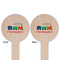 Trains Wooden 6" Food Pick - Round - Double Sided - Front & Back