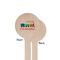 Trains Wooden 7.5" Stir Stick - Round - Single Sided - Front & Back