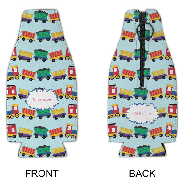 Trains Zipper Bottle Cooler - APPROVAL