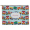 Trains Zipper Pouch - Large - 12.5"x8.5" (Personalized)