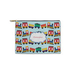 Trains Zipper Pouch - Small - 8.5"x6" (Personalized)