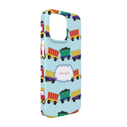 Trains iPhone Case - Plastic - iPhone 13 (Personalized)