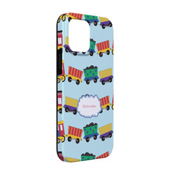 Trains iPhone Case - Rubber Lined - iPhone 13 Pro (Personalized)