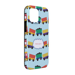 Trains iPhone Case - Rubber Lined - iPhone 13 (Personalized)