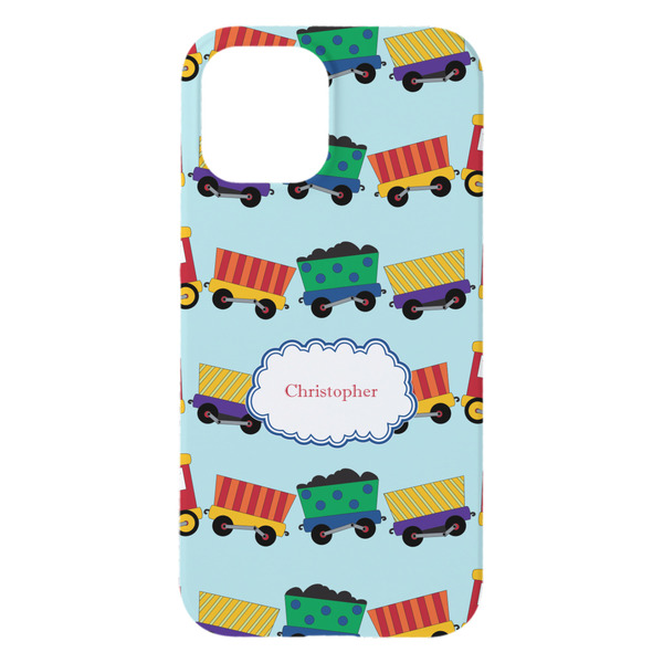 Trains iPhone 15 Plus Case - Back