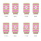 Pink & Green Chevron 12oz Tall Can Sleeve - Set of 4 - APPROVAL