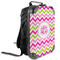 Pink & Green Chevron Kids Hard Shell Backpack (Personalized)