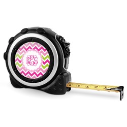 Pink & Green Chevron Tape Measure - 16 Ft (Personalized)
