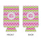 Pink & Green Chevron 16oz Can Sleeve - APPROVAL