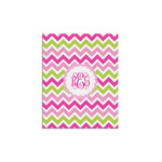 Pink & Green Chevron Poster - Multiple Sizes (Personalized)