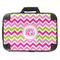Pink & Green Chevron Hard Shell Briefcase - 18" (Personalized)