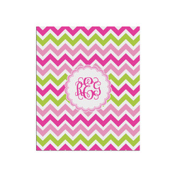Pink & Green Chevron Poster - Matte - 20x24 (Personalized)