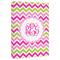 Pink & Green Chevron Canvas Print - 20x30 (Personalized)