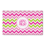 Pink & Green Chevron 3' x 5' Indoor Area Rug (Personalized)