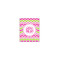 Pink & Green Chevron Canvas Print - 8x10 (Personalized)