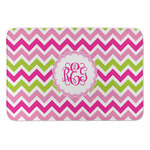 Pink & Green Chevron Anti-Fatigue Kitchen Mat (Personalized)