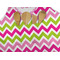 Pink & Green Chevron Apron - Pocket Detail with Props