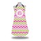 Pink & Green Chevron Apron w/ Monogram