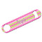 Pink & Green Chevron Bar Bottle Opener w/ Monogram