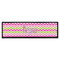 Pink & Green Chevron Bar Mat - Large (Personalized)