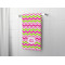Pink & Green Chevron Bath Towel - LIFESTYLE