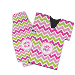 Pink & Green Chevron Bottle Cooler (Personalized)