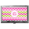 Pink & Green Chevron Business Card Case