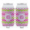 Pink & Green Chevron Can Sleeve - APPROVAL (single)