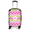 Pink & Green Chevron Carry-On Travel Bag - With Handle