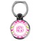 Pink & Green Chevron Cell Phone Ring Stand & Holder (Personalized)