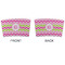 Pink & Green Chevron Coffee Cup Sleeve - APPROVAL