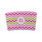 Pink & Green Chevron Coffee Cup Sleeve (Personalized)