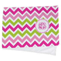 Pink & Green Chevron Cooling Towel (Personalized)