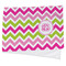 Pink & Green Chevron Cooling Towel (Personalized)