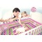 Pink & Green Chevron Crib - Baby and Parents