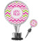 Pink & Green Chevron Wine Bottle Stopper (Personalized)