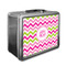 Pink & Green Chevron Lunch Box (Personalized)
