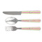 Pink & Green Chevron Cutlery Set (Personalized)