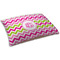 Pink & Green Chevron Dog Beds - SMALL