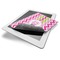 Pink & Green Chevron Electronic Screen Wipe - iPad