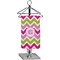 Pink & Green Chevron Finger Tip Towel - Full Print (Personalized)