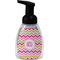 Pink & Green Chevron Foam Soap Bottle - Black (Personalized)