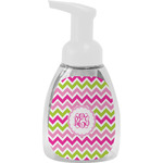 Pink & Green Chevron Foam Soap Bottle (Personalized)