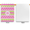 Pink & Green Chevron Garden Flags - Large - Single Sided - APPROVAL