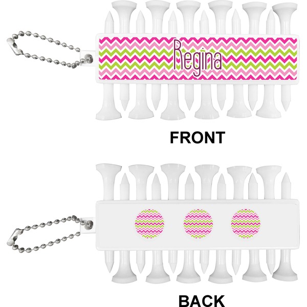 Pink & Green Chevron Golf Buddy (Approval)