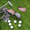 Pink & Green Chevron Golf Club Covers - LIFESTYLE