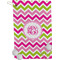 Pink & Green Chevron Golf Towel (Personalized)
