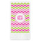 Pink & Green Chevron Guest Napkin - Front View